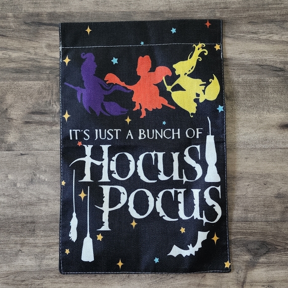 Hocus Pocus Themed Halloween Spooky Garden Flag NWOT - Picture 7 of 12